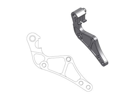 MOTO-MASTER Oversize adaptér 320 mm (Supermoto) pre OEM strmeň KTM, Husaberg, Husqvarna