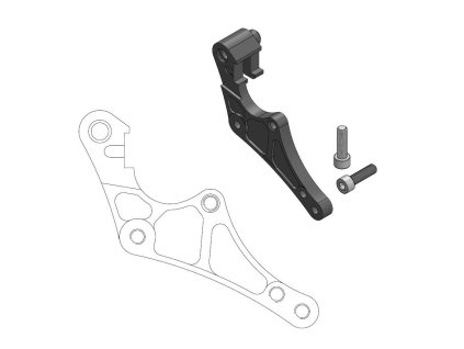 MOTO-MASTER Adaptér Oversize 320 mm (Supermoto) KTM, Husaberg, Husqvarna