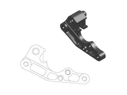 MOTO-MASTER Adaptér predného brzdového kotúča Flame 270 mm Beta 250/300/350/390/400/430/450/480/498/500, Beta RR 250/300 (13–19)