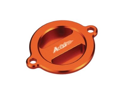 ACCEL Kryt olejového filtra KTM EXC 450/500 '12-'16 oranžový
