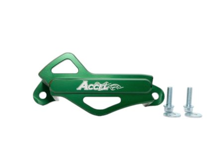ACCEL Kryt brzdového strmeňa Kawasaki KXF 250/450 '06-'16, hliníkový, zelený