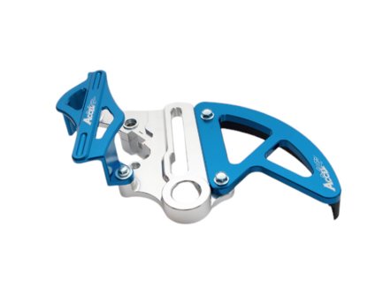 ACCEL Kryt zadného brzdového kotúča a strmeňa KTM SX/SXF/EXC/EXCF '13-'22, Husqvarna TC/FC '15-'22, modrý