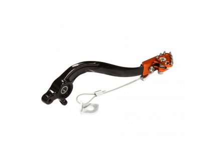 ACCEL Zadný brzdový pedál KTM SX/EXC/SXF/EXCF '16-'23 oranžový