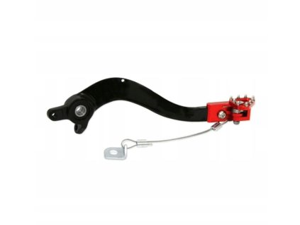 ACCEL Zadný brzdový pedál KTM SX 85 18-19, Husqvarna TC 85 18-19 oranžový