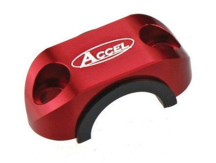 ACCEL Objímka prednej brzdovej pumpy červená
