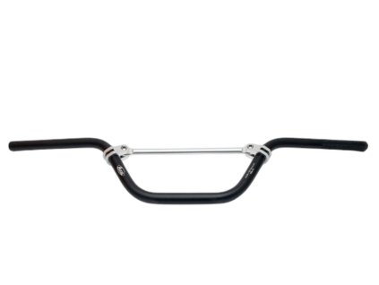 ACCEL Riadidlá hliníkové s Hrazdou Pit Bike „L” – čierne (šírka 734 mm, výška 171 mm)