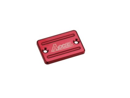 ACCEL Viečko prednej brzdovej pumpy Honda Street červené