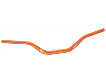 ACCEL Riadidlá – hliníkové Ergal 7075-T6 28,6 mm Taper MX Mini CROSS vysoké (50–85 ccm) – oranžové 732 × 100 mm