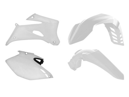 RTECH Sada plastov Yamaha WRF 450 biela