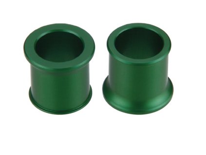 ACCEL Rozperky predného kolesa Kawasaki KX 125/250 06-08 KXF 250 06-20, KXF 450 '06-'18 zelené