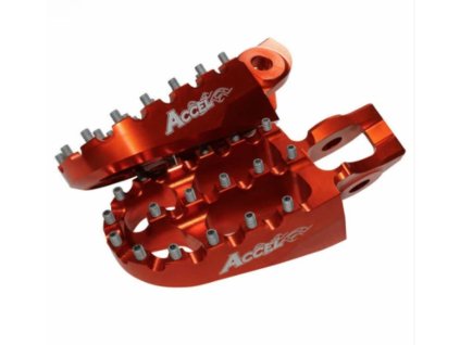 ACCEL Stupačky KTM EXC/EXCF 250/300/350/450/500 '17-20 oranžové