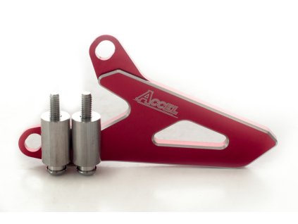 ACCEL Kryt prednej rozety Honda CRF 450R/RX '17-20 červený