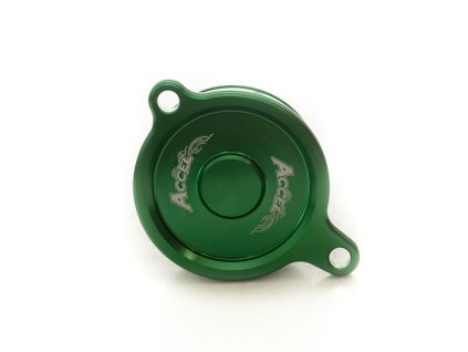 ACCEL Kryt olejového filtra Kawasaki KXF 450 '06-15, KFX 450R '08-14 zelený