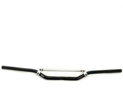 ACCEL Riadidlá hliníkové s Hrazdou 22,2 mm MX vzor Yamaha YZ nízke – čierne (šírka 810 mm, výška 65 mm)