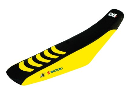 BLACKBIRD Poťah sedla Suzuki RM 85 '02-'23 Double Grip 3 čierny/žltý