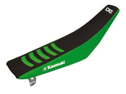 BLACKBIRD Poťah sedla Kawasaki KX 85 '01-'13 Double Grip 3 čierny/zelený