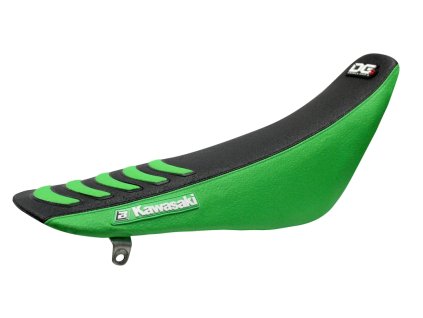 BLACKBIRD Poťah sedla Kawasaki KX 125-250 '03-'08 Double Grip zelený/čierny
