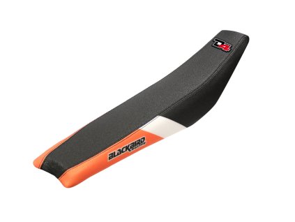 BLACKBIRD Poťah sedla KTM SX 50 '16-'23 Dream 4 čierny/oranžový/biely