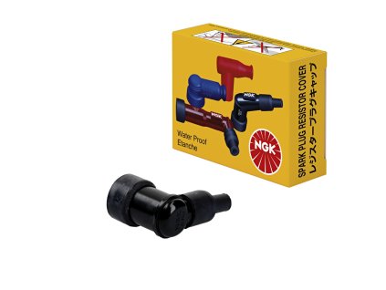 NGK Fajka sviečky (8336) – uhlová 90°, čierna