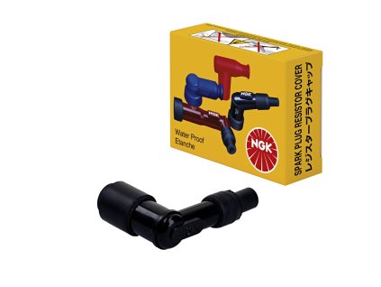 NGK Fajka sviečky (8020) – uhlová 90°, čierna