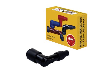 NGK Fajka sviečky (8030) – uhlová 90°, čierna