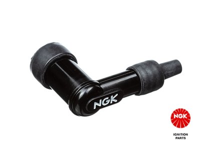 NGK Fajka sviečky (8358) – uhlová 90°, čierna