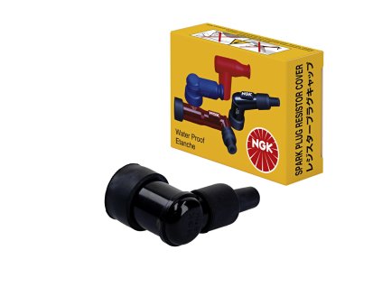 NGK Fajka sviečky ebonitová (8313) – uhlová 90°, čierna