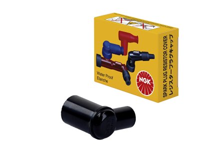 NGK Fajka sviečky ebonitová (8301) – uhlová 90°, čierna