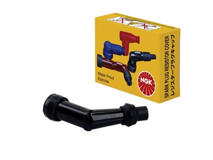 NGK Fajka sviečky ebonitová (8405) – uhlová 120°, čierna