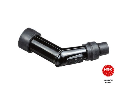 NGK Fajka sviečky (8406) – uhlová 120°, čierna