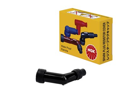 NGK Fajka sviečky (8415) – uhlová 120°, čierna