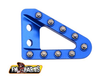 FM-PARTS Špička zadnej brzdy (široká) KTM / Husqvarna – modrá
