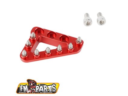 FM-PARTS Špička zadnej brzdy (široká) Beta RR / X-Trainer – červená