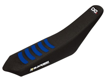 BLACKBIRD Poťah sedla Sherco SE/SEF '17-'23 Double Grip 3 čierny/modrý