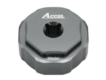 ACCEL Kľúč na Servis predných tlmičov Showa – sada adaptérov na Rozoberanie vložky a vonkajšej matice 50 mm – Showa