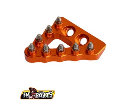 FM-PARTS Špička zadného brzdového pedálu KTM/Husqvarna oranžová