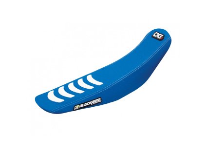 BLACKBIRD Poťah sedla TM MX/EN 4T '15-'21 Double Grip modrý/biely