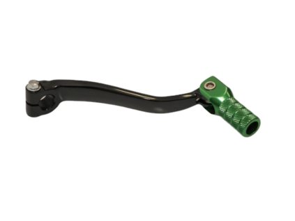 ACCEL Radiaca páčka Kawasaki KX 125 '94-'08, KX 250 '94-'08, KX 500 '89-'04, KX 65 '00-'25 hliníková čierna, zelená