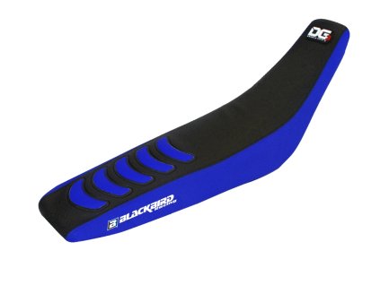 BLACKBIRD Poťah sedla Yamaha YZ 125 '22-'25, YZ 250 '22-'25 Double Grip 3 čierny/modrý