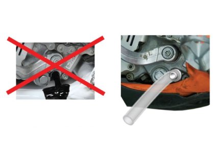 ACCEL Prípravok na vypúšťanie oleja z motora KTM 65–530 (09–22), Husqvarna FC/FE/FS (14–22), TC 125–250 (14–22), TE (11–22), TC 50/65, TX 125/300, FX 350 (17–22), FX 450 (10–22), Gas Gas EC/MC 250/350F (21)