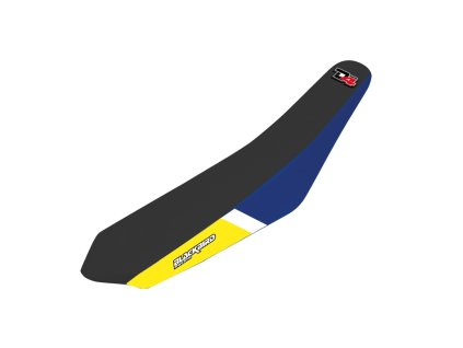 BLACKBIRD Poťah sedla Sherco SE/SEF '17-'23 Dream 4 čierny/modrý/žltý