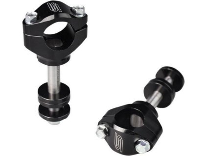 SCAR Uchytenie riadidiel 28,6 mm pre horné okuliare Scar Triple Clamps – čierne