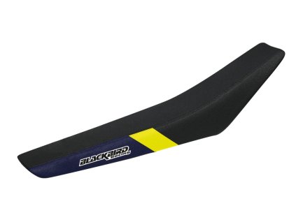 BLACKBIRD Poťah sedla Husqvarna TC/FC 125/250/350/450 '23 Dream 4 čierny/žltý/modrý