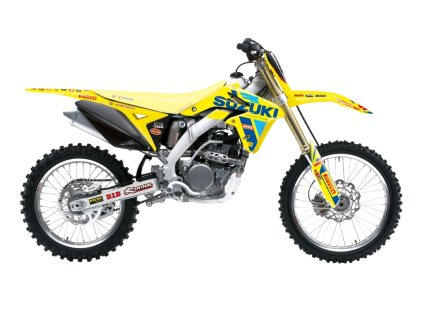 BLACKBIRD Sada polepov Suzuki RMZ 250 '10-'18 Replica Suzuki Ksrt Restyle 22