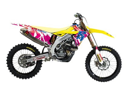 BLACKBIRD Sada polepov Suzuki RMZ 250 '19-'24, RMZ 450 '18-'24 Retro Suzuki