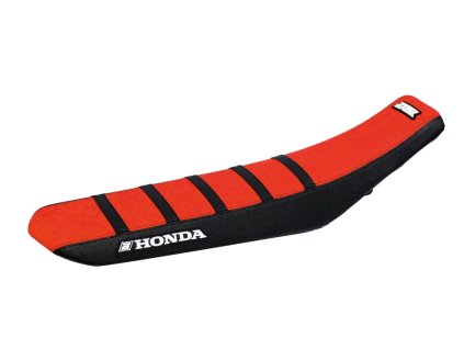 BLACKBIRD Poťah sedla Honda CRF 250R '22-'23, CRF 450R '21-'23 Zebra čierny/červený