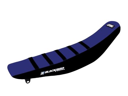 BLACKBIRD Poťah sedla Yamaha YZ 250F '10-'13 Zebra čierny/modrý