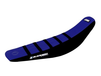 BLACKBIRD Poťah sedla Yamaha YZ 125 '22-'23, YZ 250 '22-'23 Zebra čierny/modrý