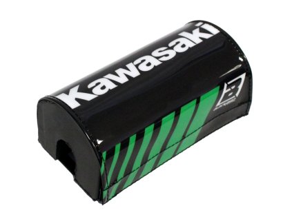 BLACKBIRD Pena na riadidlá Pro Taper 28 mm – Kawasaki Logo – čierna/zelená