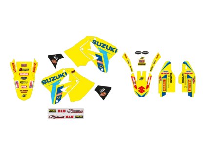 BLACKBIRD Sada polepov Suzuki RM 125/250 '01-'24 Replica Ksrt Restyle 22